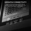 PC korpusas CORSAIR FRAME 4000D RS Midi Tower — juodas, EATX, grūdintas stiklas, USB-C, 3×120 mm priekiniai ventiliatoriai