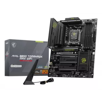 Motininė plokštė MSI MAG B850 TOMAHAWK MAX WIFI – AMD B850, Socket AM5, ATX, DDR5, 4×M.2, Wi‑Fi 7, 5Gb LAN, 7.1 garsas