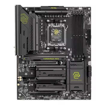 Motininė plokštė MSI MAG B850 TOMAHAWK MAX WIFI – AMD B850, Socket AM5, ATX, DDR5, 4×M.2, Wi‑Fi 7, 5Gb LAN, 7.1 garsas