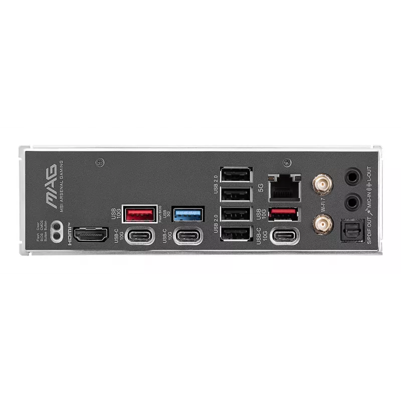 Motininė plokštė MSI MAG B850 TOMAHAWK MAX WIFI – AMD B850, Socket AM5, ATX, DDR5, 4×M.2, Wi‑Fi 7, 5Gb LAN, 7.1 garsas