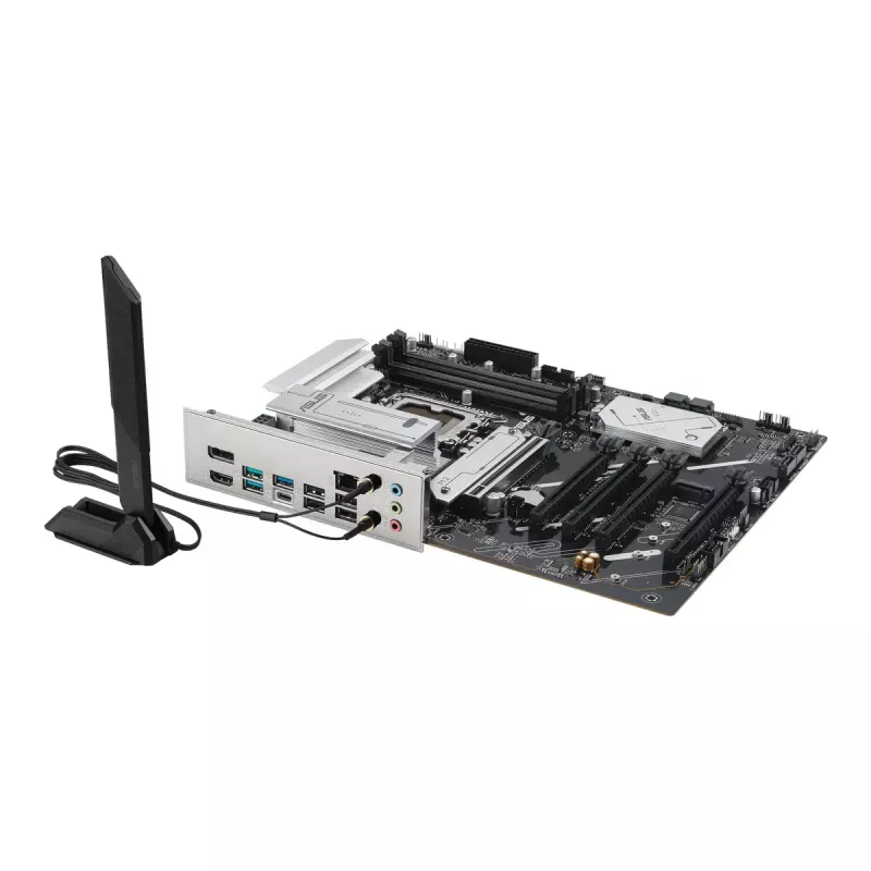 Motininė plokštė ASUS PRIME B860-PLUS WIFI — Intel B860, LGA 1851, ATX, DDR5, 4 DIMM, Wi‑Fi 6E, 2.5Gb LAN, Bluetooth 5.3