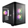 Korpusas FSP S380-BA Mini Tower mITX, mATX Juodas ARGB