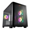 Korpusas FSP S380-BA Mini Tower mITX, mATX Juodas ARGB