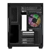 Korpusas FSP S380-BA Mini Tower mITX, mATX Juodas ARGB