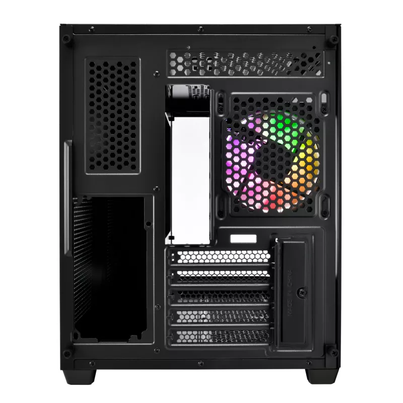 Korpusas FSP S380-BA Mini Tower mITX, mATX Juodas ARGB
