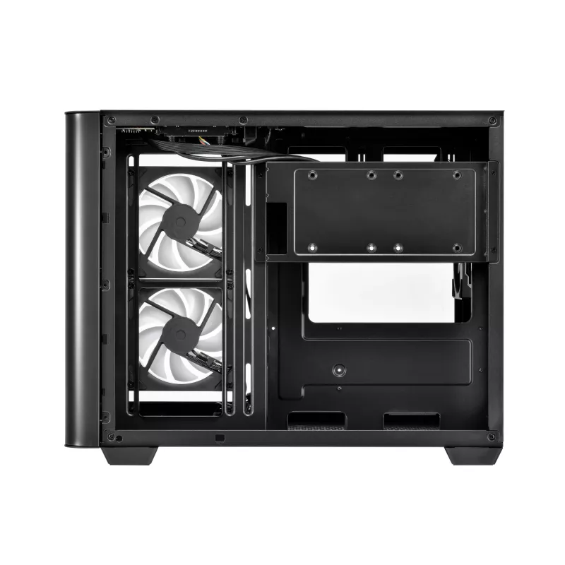Korpusas FSP S380-BA Mini Tower mITX, mATX Juodas ARGB
