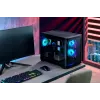 Korpusas FSP S380-BA Mini Tower mITX, mATX Juodas ARGB