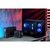 Korpusas FSP S380-BA Mini Tower mITX, mATX Juodas ARGB