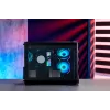 Korpusas FSP S380-BA Mini Tower mITX, mATX Juodas ARGB