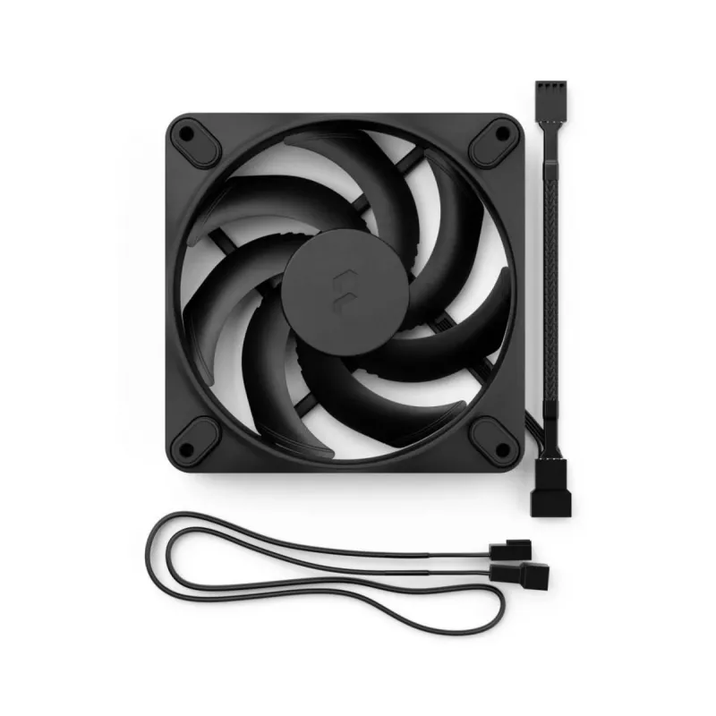 FRACTAL DESIGN Ventiliatorius Momentum 12 Juodas