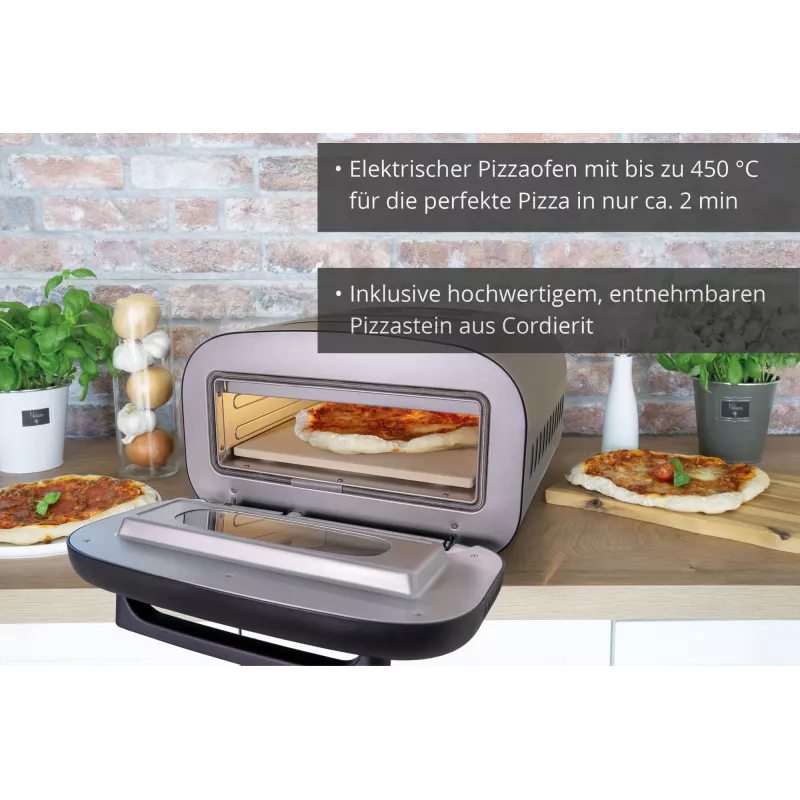 Unold 68805 picos kepimo aparatas/orkaitė 1 pica 1700 W Juoda