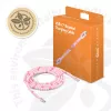 CLUB3D USB-C® karoliukų laidas rožinis, 2 m, USB C, USB C, 0.48 Gbit/s, rožinė