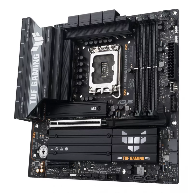 ASUS TUF GAMING B860M-PLUS pagrindinė plokštė Intel B860 LGA 1851 (Socket V1) micro ATX