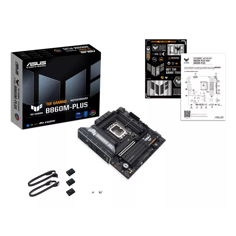ASUS TUF GAMING B860M-PLUS pagrindinė plokštė Intel B860 LGA 1851 (Socket V1) micro ATX