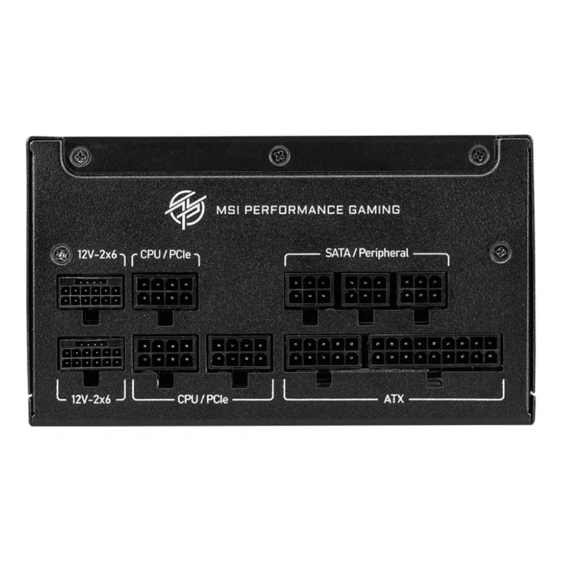 Maitinimo blokas MSI MPG A850GS PCIE5 850 W 24-pin ATX ATX Juodas