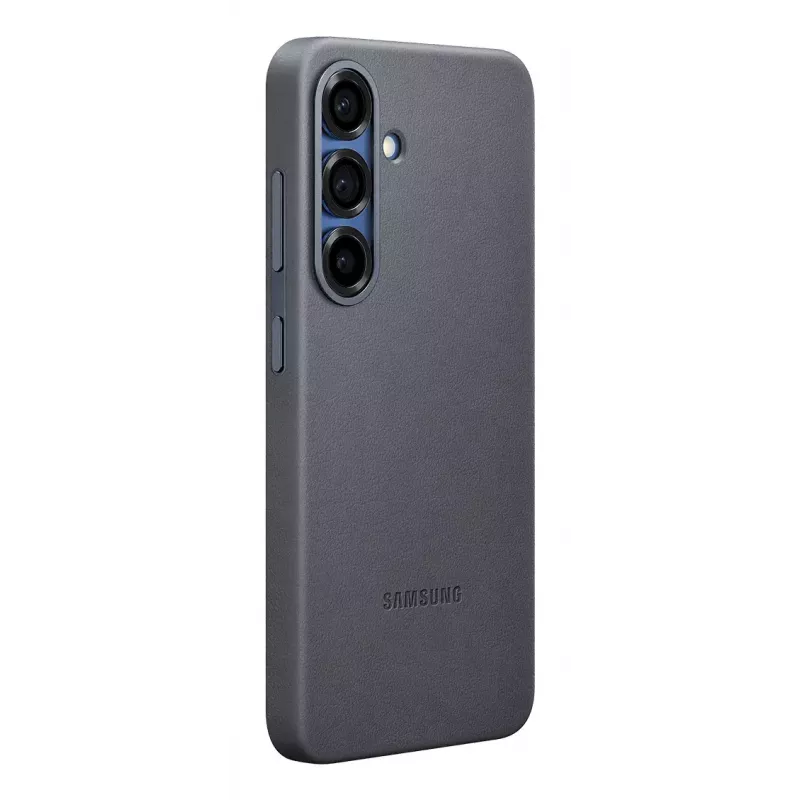 Dangtelis Samsung Galaxy S25 dirbtinės odos juodas