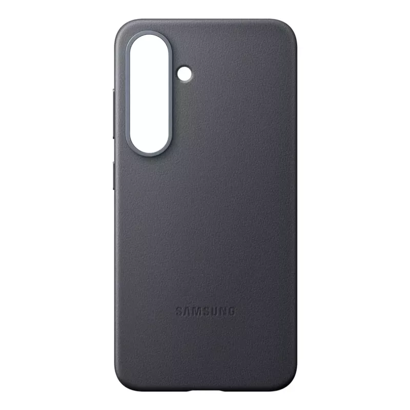 Dangtelis Samsung Galaxy S25 dirbtinės odos juodas