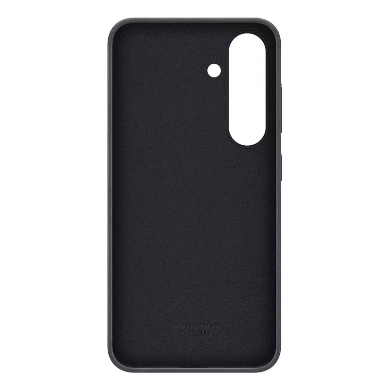 Dangtelis Samsung Galaxy S25 dirbtinės odos juodas
