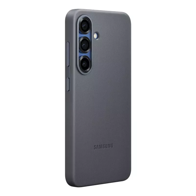 Dangtelis Samsung Galaxy S25 dirbtinės odos juodas