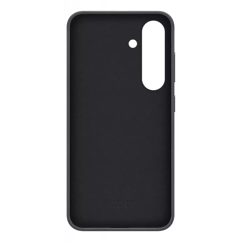 Dangtelis Samsung Galaxy S25 dirbtinės odos juodas