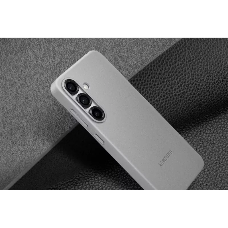 Dangtelis Samsung Galaxy S25 dirbtinės odos juodas