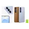 Dangtelis Samsung Galaxy S25 dirbtinės odos juodas