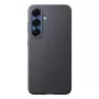 Dangtelis Samsung Galaxy S25 dirbtinės odos juodas
