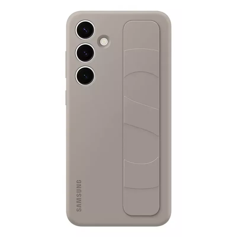 Samsung Standing Grip dėklas telefonui Galaxy S25+, pilkas, EF-GS936CJEGWW