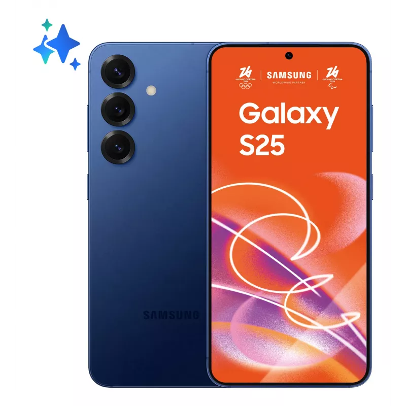 Samsung Galaxy S25 15,8 cm (6,2 colio) dviejų SIM kortelių Android 15 5G USB Type-C 12 GB 512 GB 4000 mAh tamsiai mėlyna