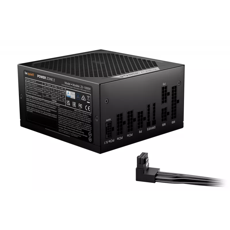 be quiet! POWER ZONE 2 1000W maitinimo blokas 20+4 pin ATX ATX Juoda