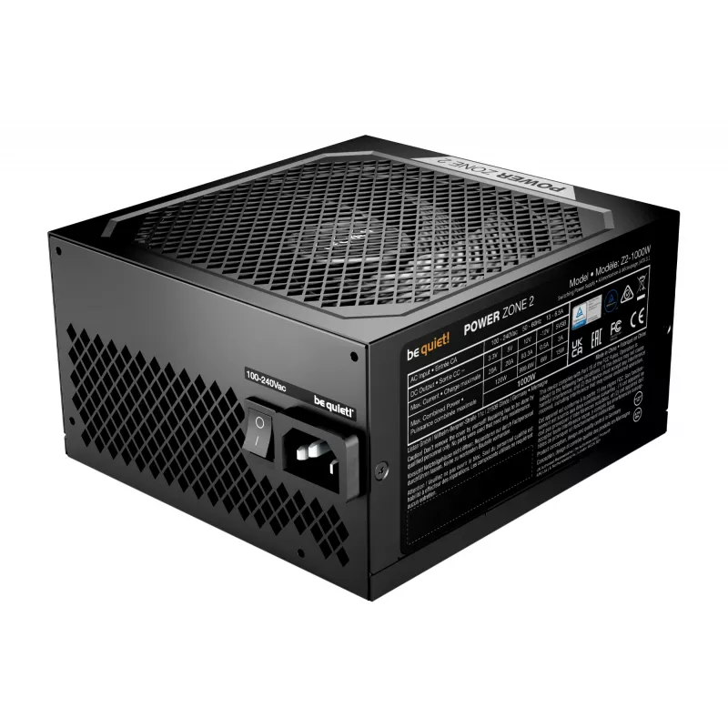be quiet! POWER ZONE 2 1000W maitinimo blokas 20+4 pin ATX ATX Juoda