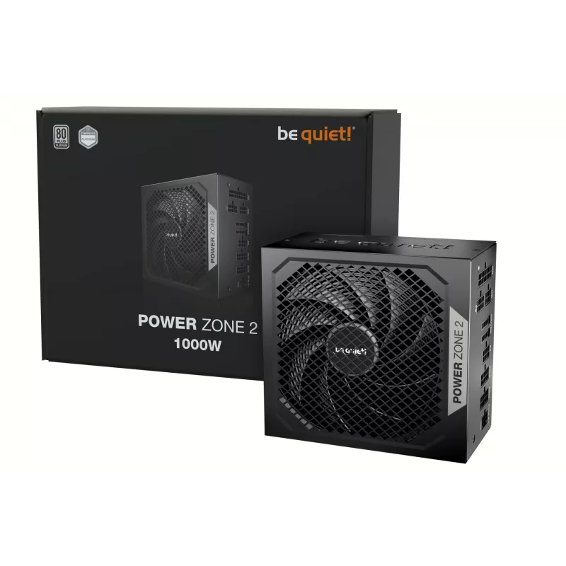 be quiet! POWER ZONE 2 1000W maitinimo blokas 20+4 pin ATX ATX Juoda