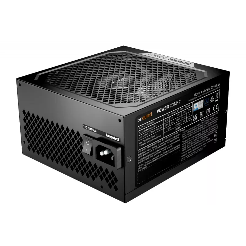 be quiet! POWER ZONE 2 850W maitinimo blokas 20+4 pin ATX ATX Juoda