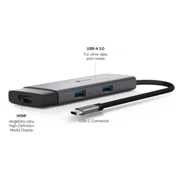 TP-Link UH5020C USB-C stotelė HDMI USB 3.2 5 Gbit/s