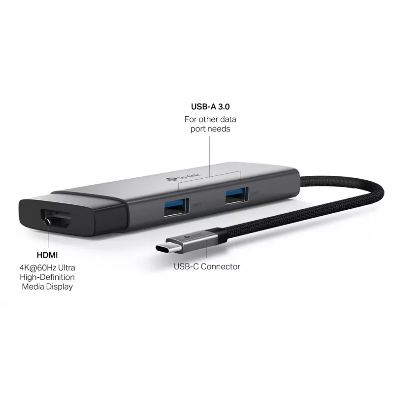 TP-Link UH5020C USB-C stotelė HDMI USB 3.2 5 Gbit/s