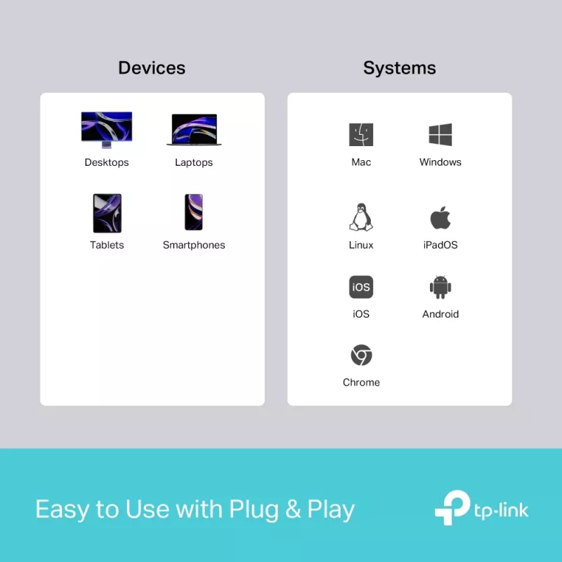 USB Type-C šakotuvas TP-Link UH3020C — 3 prievadai (HDMI, USB-A, USB-C), 5 Gbit/s, HDMI 4K@60Hz, PD iki 100W, aliuminis, 0,18 m laidas