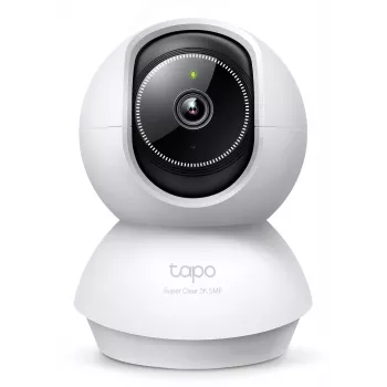 TP-Link Tapo Pan/Tilt AI namų apsaugos „Wi-Fi“ kamera, 3K 5MP, 2.4 GHz, horizontali 360°