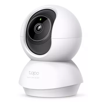 TP-Link Tapo Pan/Tilt AI namų apsaugos „Wi-Fi“ kamera, 3K 5MP, 2.4 GHz, horizontali 360°