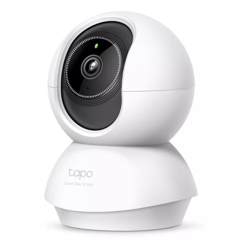 TP-Link Tapo Pan/Tilt AI namų apsaugos „Wi-Fi“ kamera, 3K 5MP, 2.4 GHz, horizontali 360°