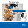TP-Link Tapo Pan/Tilt AI namų apsaugos „Wi-Fi“ kamera, 3K 5MP, 2.4 GHz, horizontali 360°