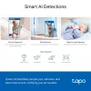 TP-Link Tapo Pan/Tilt AI namų apsaugos „Wi-Fi“ kamera, 3K 5MP, 2.4 GHz, horizontali 360°