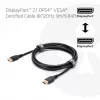 CLUB3D DisplayPort™ 2.1 DP54™ VESA® sertifikuotas laidas 8K120Hz 3m/ 9.84ft