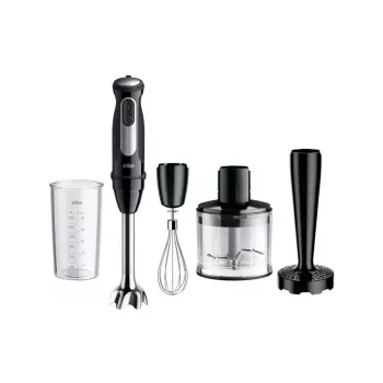 Braun MultiQuick 5 Pro Panardinis blenderis 0,6 L 1000 W juodas, sidabrinis