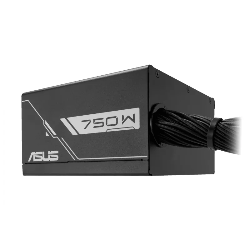ATX maitinimo blokas ASUS Prime-750B-BLACK 750 W, 80 PLUS Bronze, 135 mm ventiliatorius, 20+4 pin, 3× PCIe 8-pin, nemodulinis