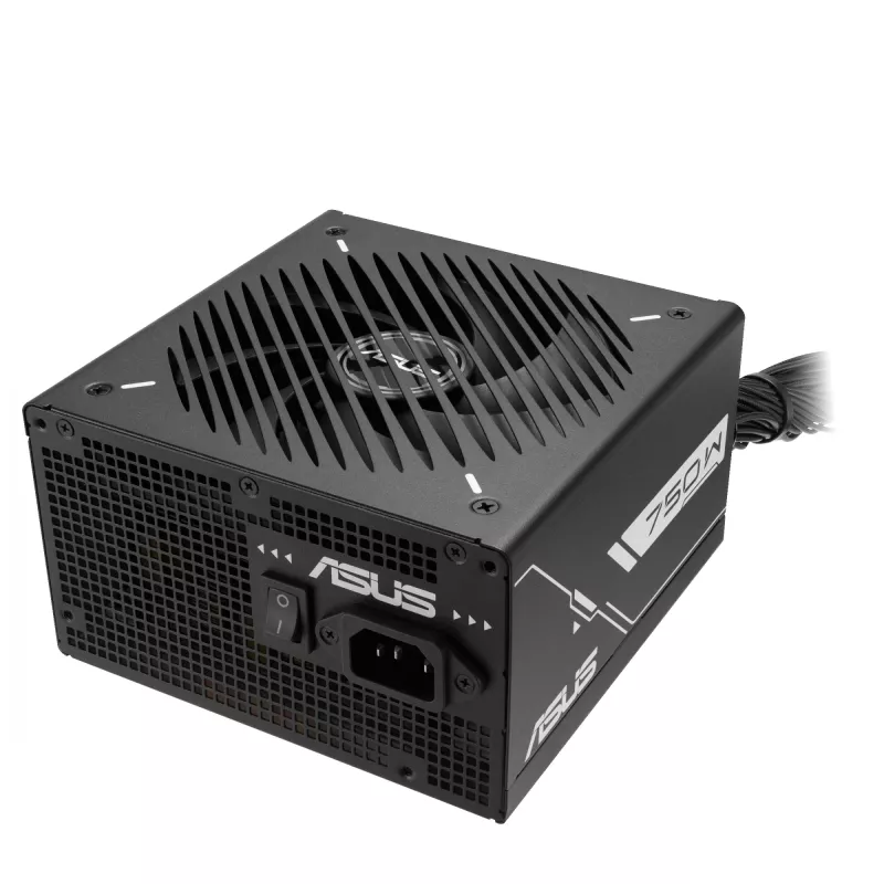 ATX maitinimo blokas ASUS Prime-750B-BLACK 750 W, 80 PLUS Bronze, 135 mm ventiliatorius, 20+4 pin, 3× PCIe 8-pin, nemodulinis