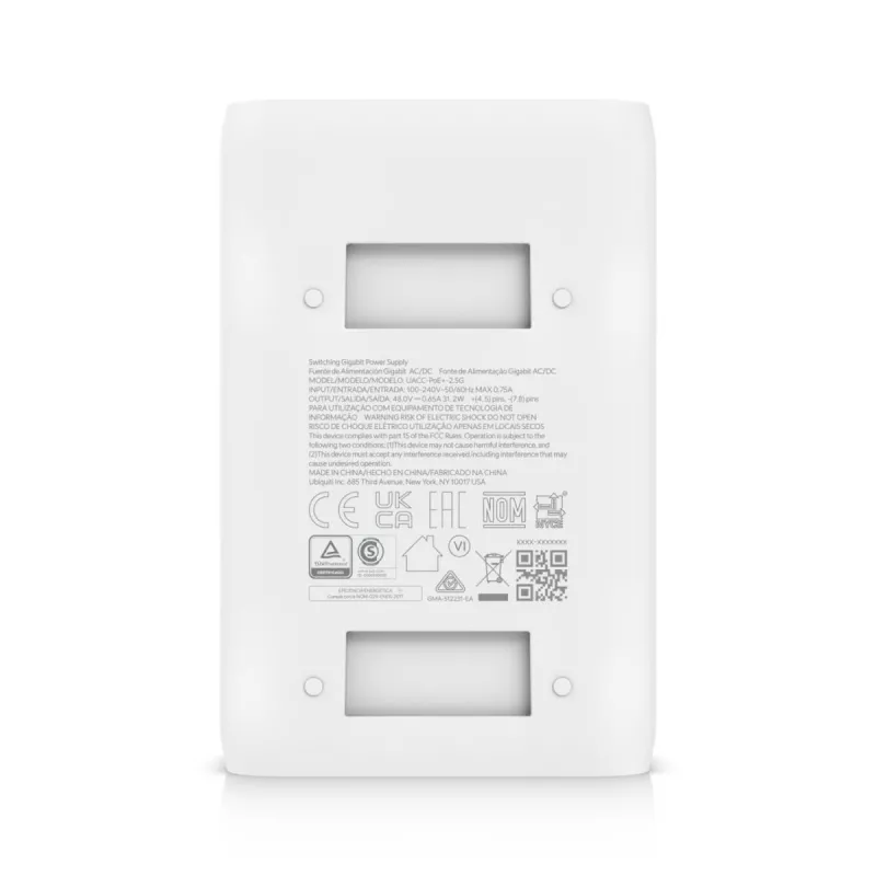 UBIQUITI NETWORKS PoE injektorius 2.5G PoE+ 30W