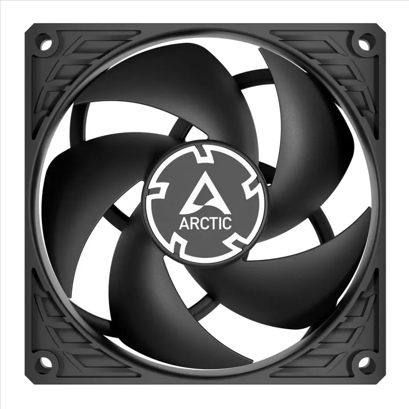 ARCTIC P9 PWM PST CO (Juoda) - 92 mm PWM ventiliatorius su kabelio dalikliu nuolatiniam darbui