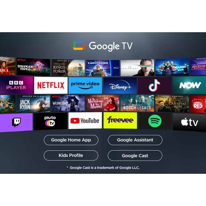 TCL V6C 65V6C televizorius 165,1 cm (65 col.) 4K Ultra HD Smart TV Wi-Fi Metalinė