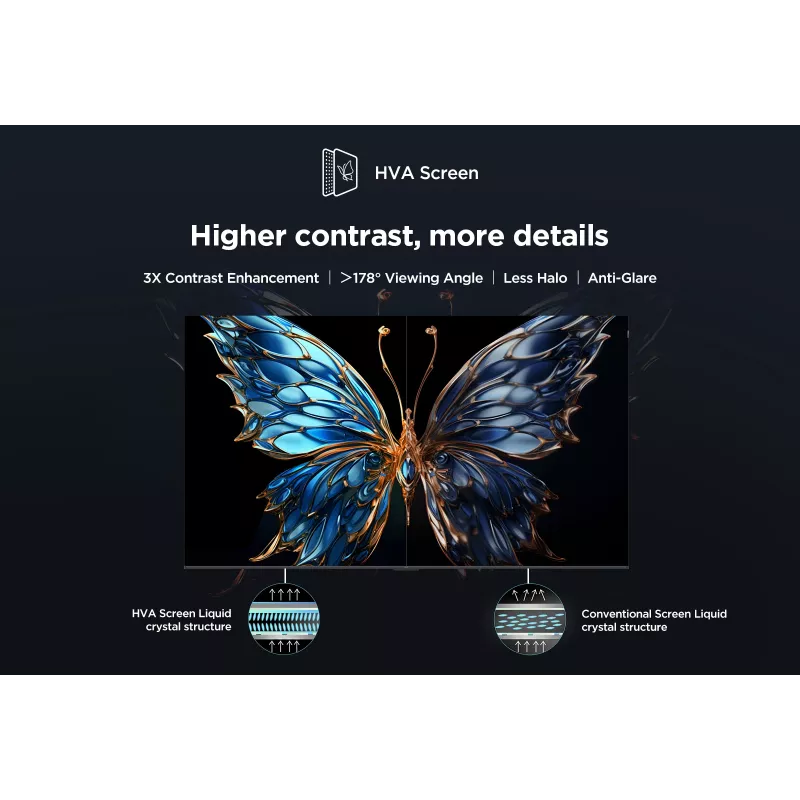TCL V6C 65V6C televizorius 165,1 cm (65 col.) 4K Ultra HD Smart TV Wi-Fi Metalinė