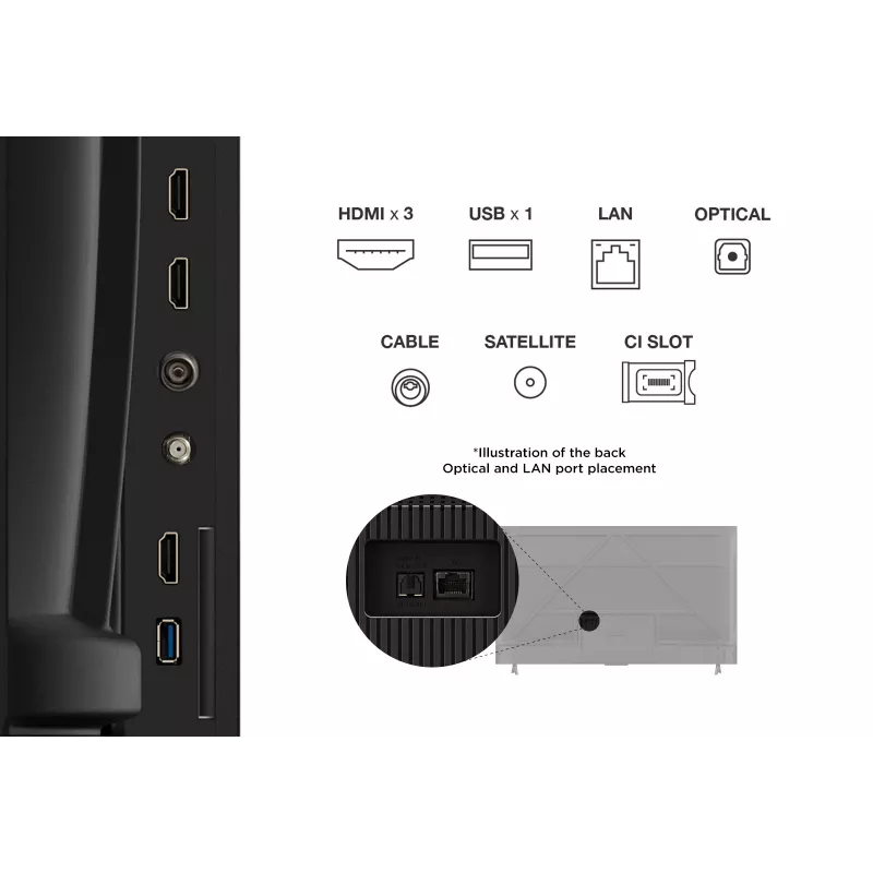 TCL V6C 65V6C televizorius 165,1 cm (65 col.) 4K Ultra HD Smart TV Wi-Fi Metalinė
